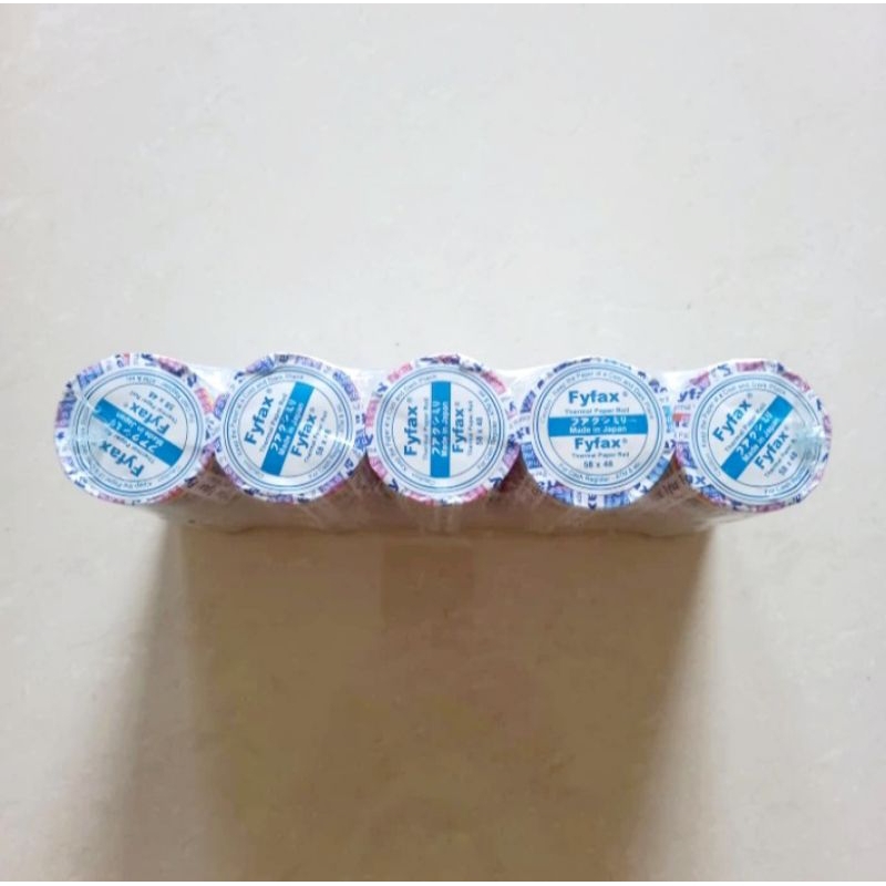 

[ PACK ISI 10 ROLL MURAH ] Kertas Kasir Termal Fyfax 57 / 58 x 48 Thermal Paper