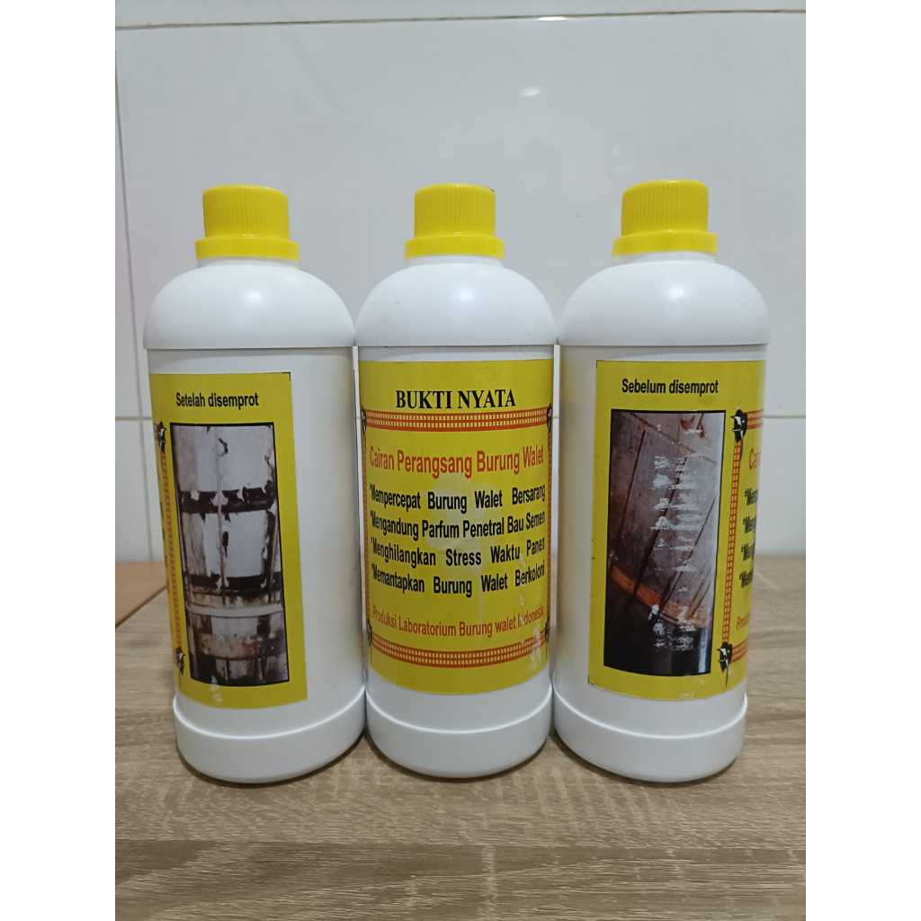 Parfume BUKTI NYATA 1 LITER / Parfum Dinding Aroma Pemikat Walet 1 Liter / Parfum Walet Bukti Nyata 