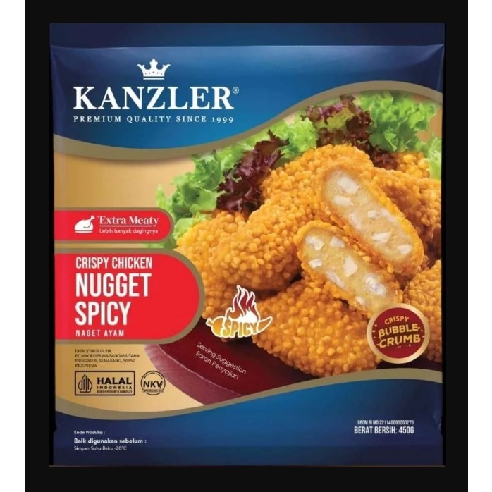 

Kanzler Nugget Crispy Spicy 450gr