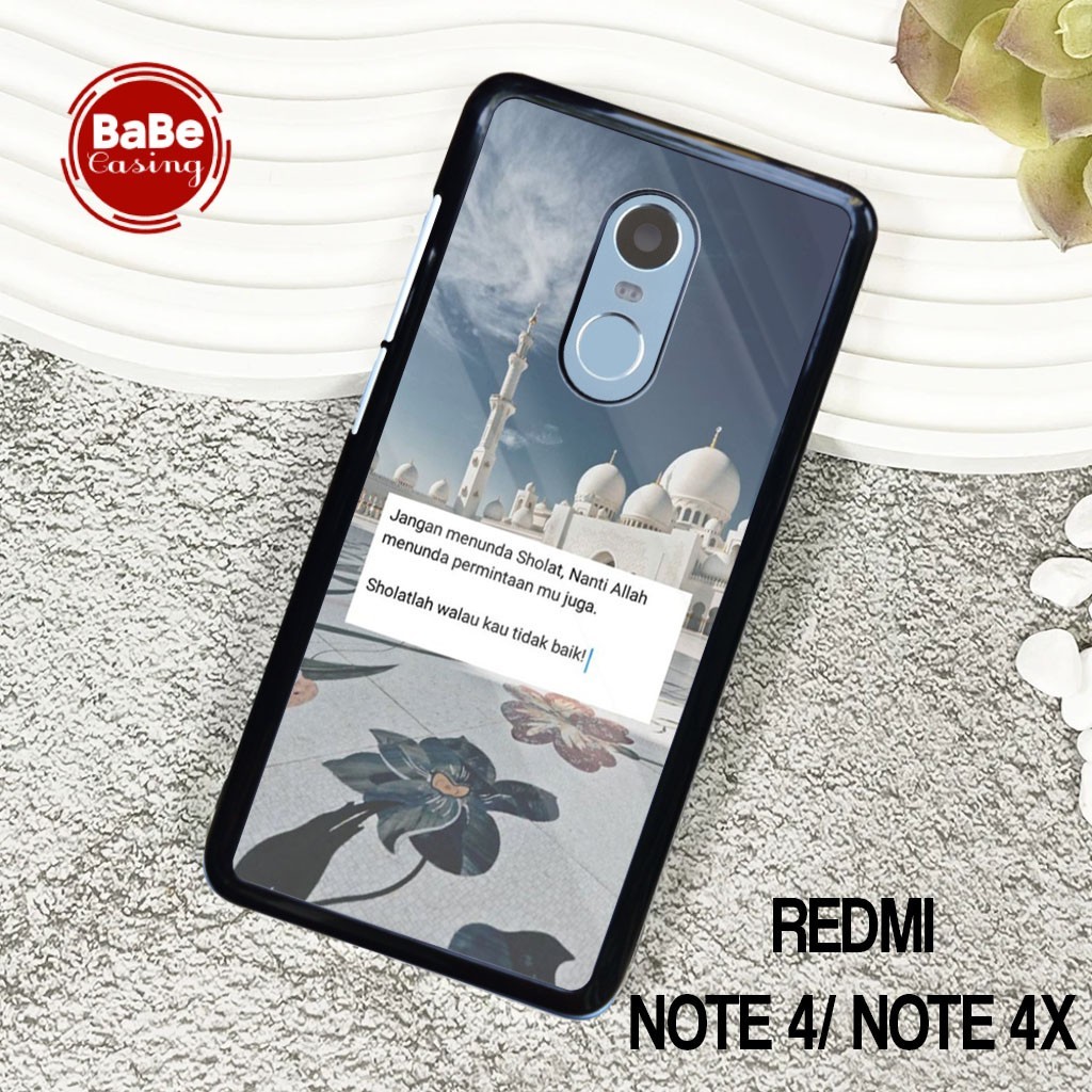 Case Redmi Note 4 / Note 4x  Terbaru - Casing Redmi - Motif Quotes Hardcase Premium Glossy - Softcas