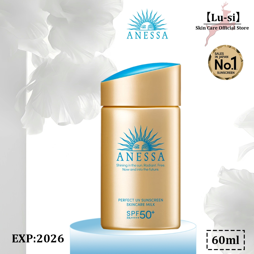 【EXP2026】ANESSA Sunscreen / 60ML / Sunscreen Anessa SPF 50 / Sunscreen Annesa Original  / Anessa Sun