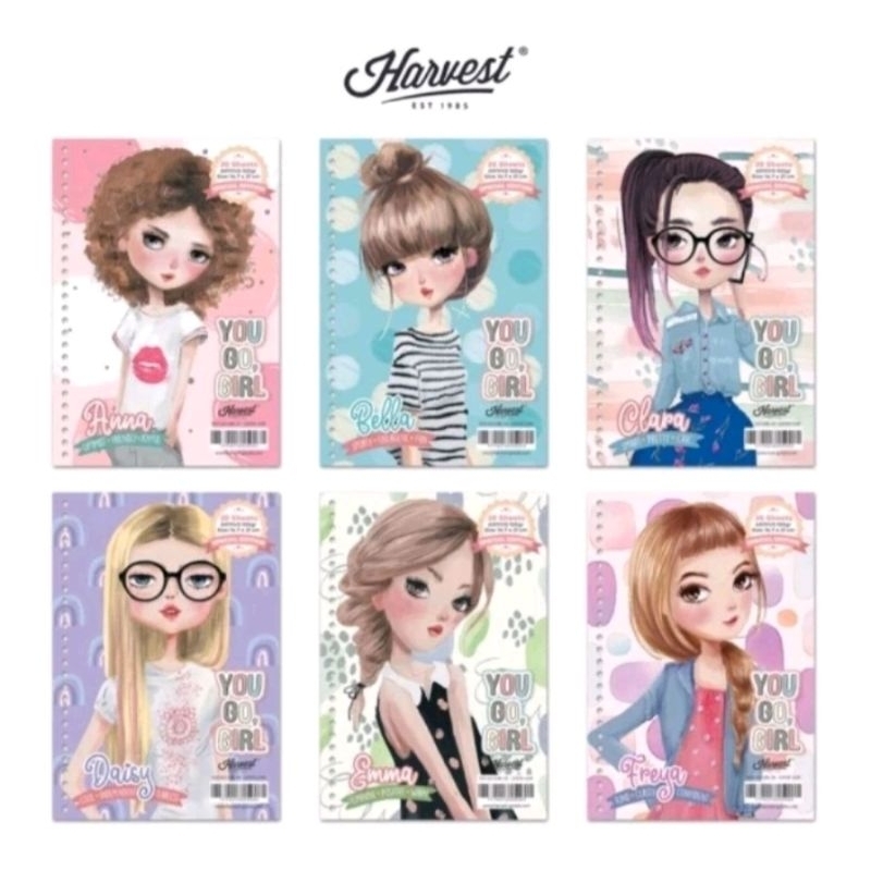 

Mix/ Campur Varian Binder Harvest Isi 20 lembar You Go Girls Bebas pilih varian yang diinginkan