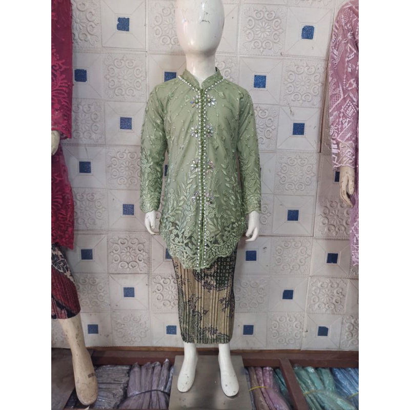 kebaya anak fashion/kebaya wisuda anak/kebaya seragam/kebaya modern