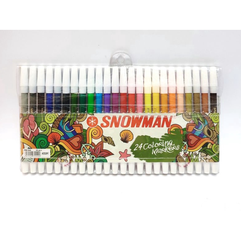 

Spidol Warna Loose Snowman 24 Warna KODE Q9Z5
