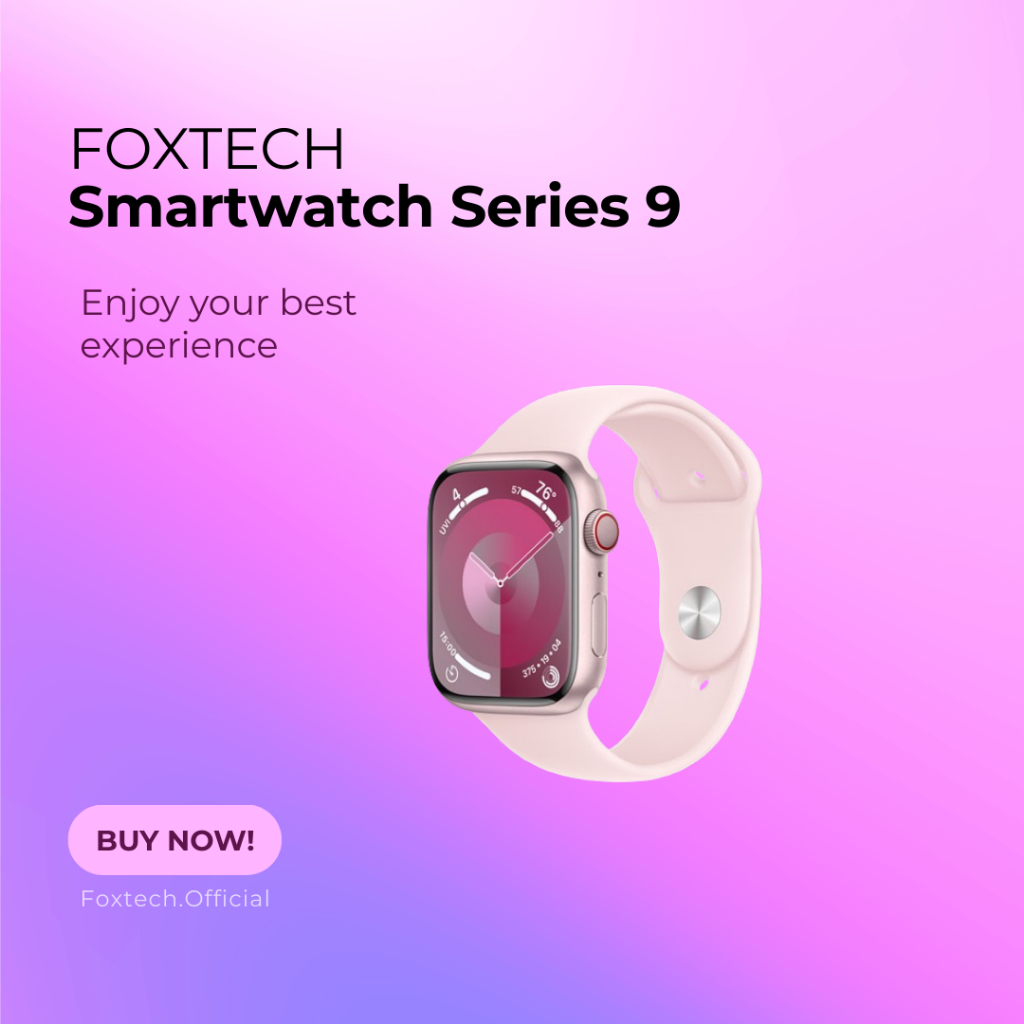 Foxtech Smartwatch Watch 9 with Dynamic Island
