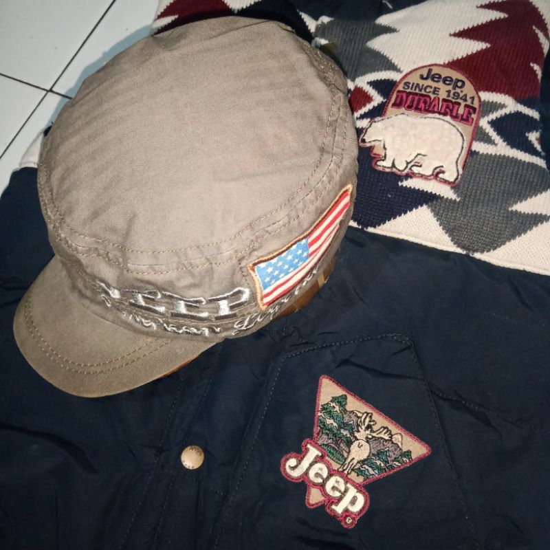 Vest Jeep | Topi JEEP Spirit - Topi Komando Pria Topi Patrol Second Brand #Thrift