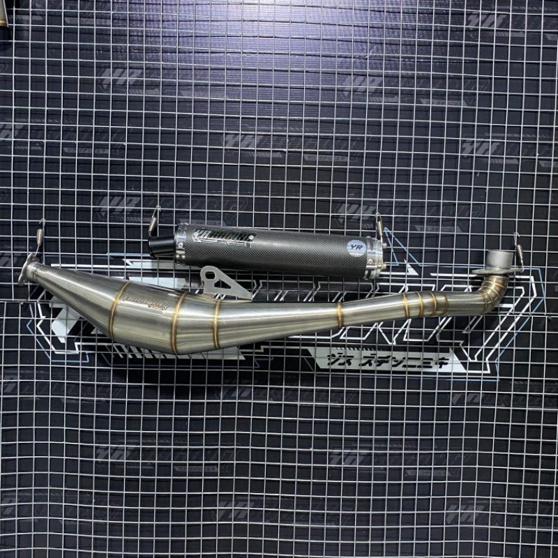 Knalpot Fiz R FizR F1ZR Standar Racing Original YR RACING BLACK MAMBA Carbon Kevlar Asli