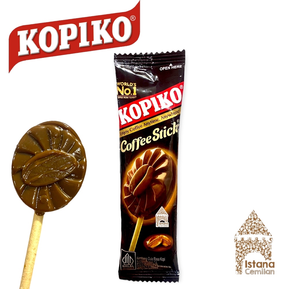 

BARU ! Kopiko Coffee Stick Permen Lollipop / Loli SATUAN 7 Gram