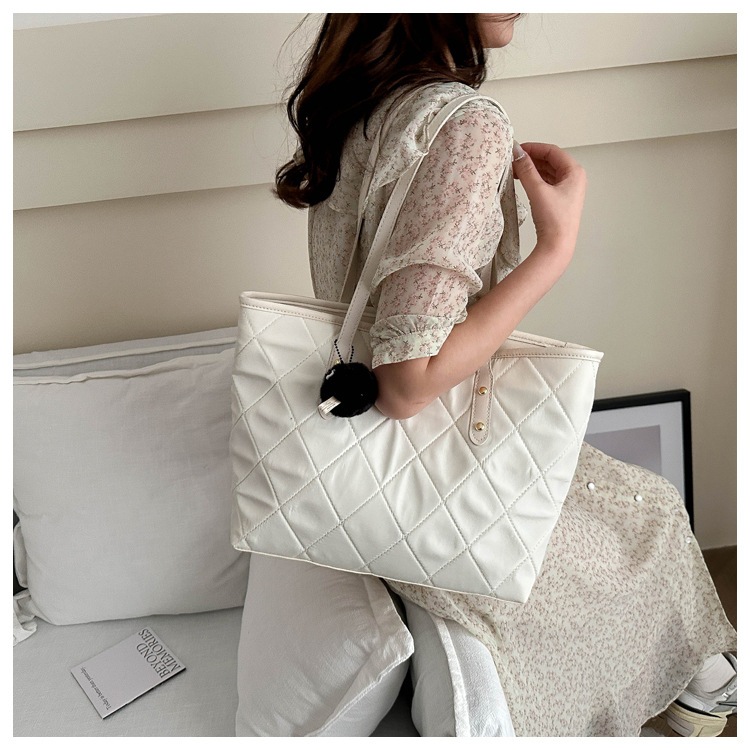 Drozenb Totebag Wanita Korea Simple/Tas Tote Korea/Tote Import Tas Besar Tas Kuliah Totebag Premium