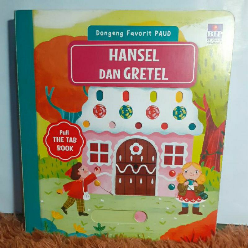 Buku Anak Preloved | Boardbook Anak Preloved | Boardbook Interaktif | Pull the tab book -  BIP Grame