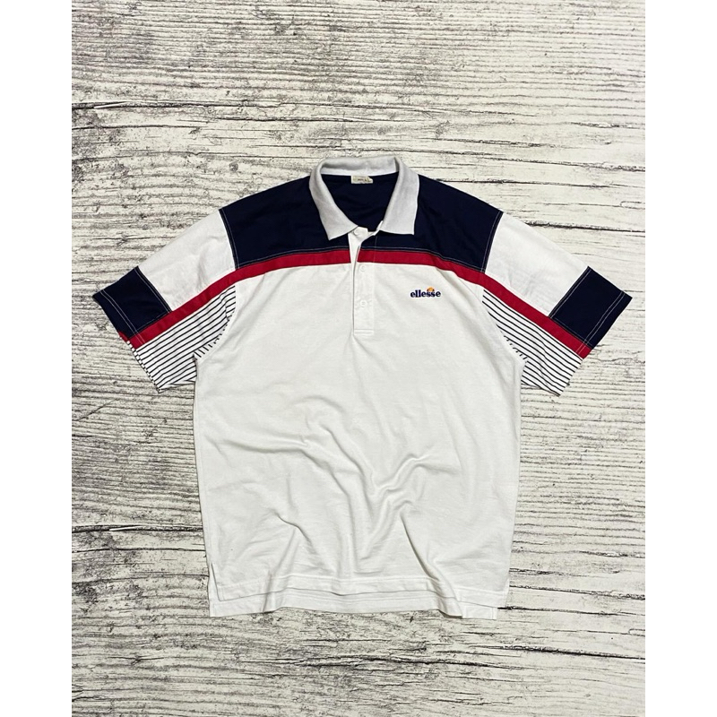 Kaos kerah poloshirt polo Ellesse Jaspo vintage second