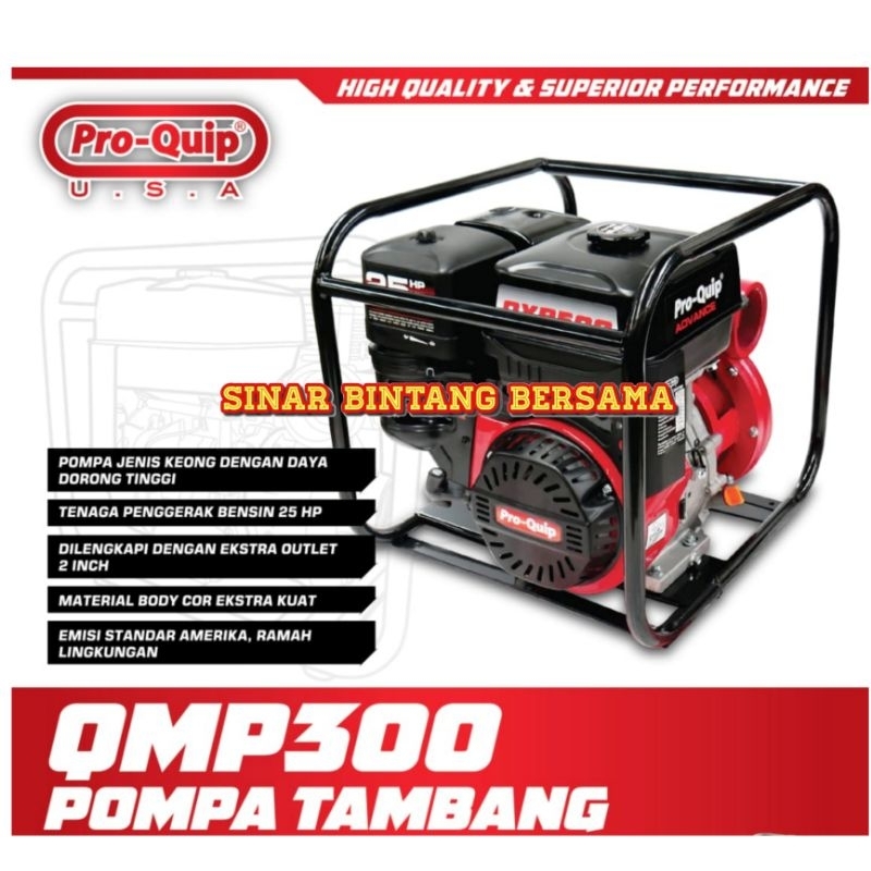 POMPA PEMADAM PRO QUIP 25 HP 3 INCH IRON PUMP TEKANAN TINGGI
