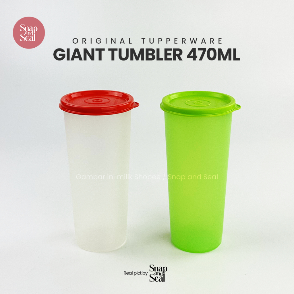 Giant tumbler tupperware 470ml