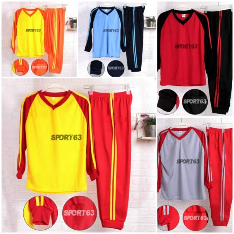 Seragam olahraga anak SD/satu set baju olahraga anak SD/stelan olahraga anak/seragam olahraga anak s