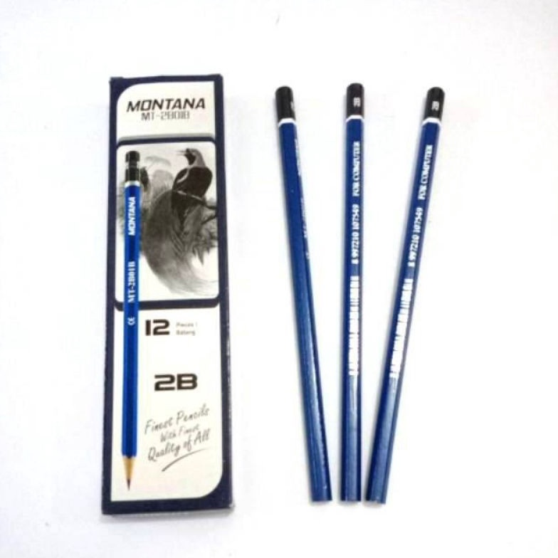 

PAKET HEMAT Pensil 2B Montana harga per lusin