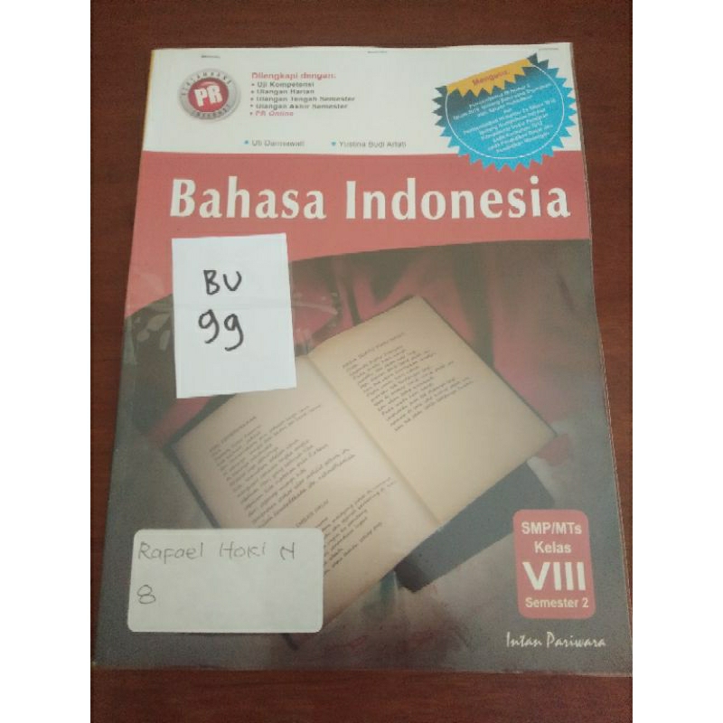 

BAHASA INDONESIA SMP/ MTS KELAS VIII (BU99)