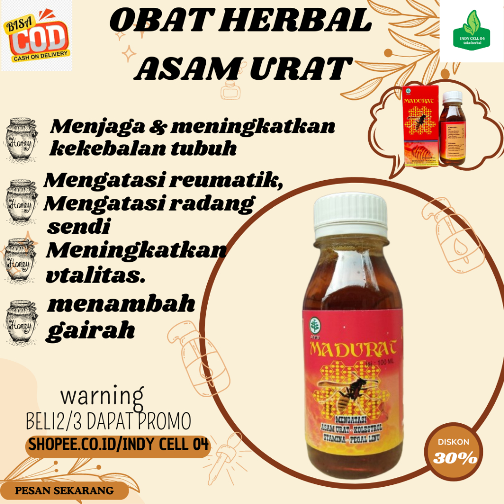 

madu herbal asam urat obat Mengatasi Asam Urat,Pegal Linu ,Rematik madu herbal