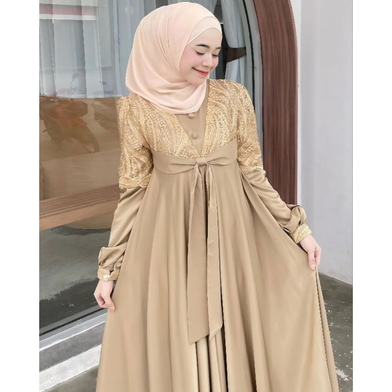 GAMIS BRoKAT PESTA WANITA | GAMIS WANITA PREMIUM | GAMIS HITS TREND | PAKAIAN WANITA PESTA | BAJU KU