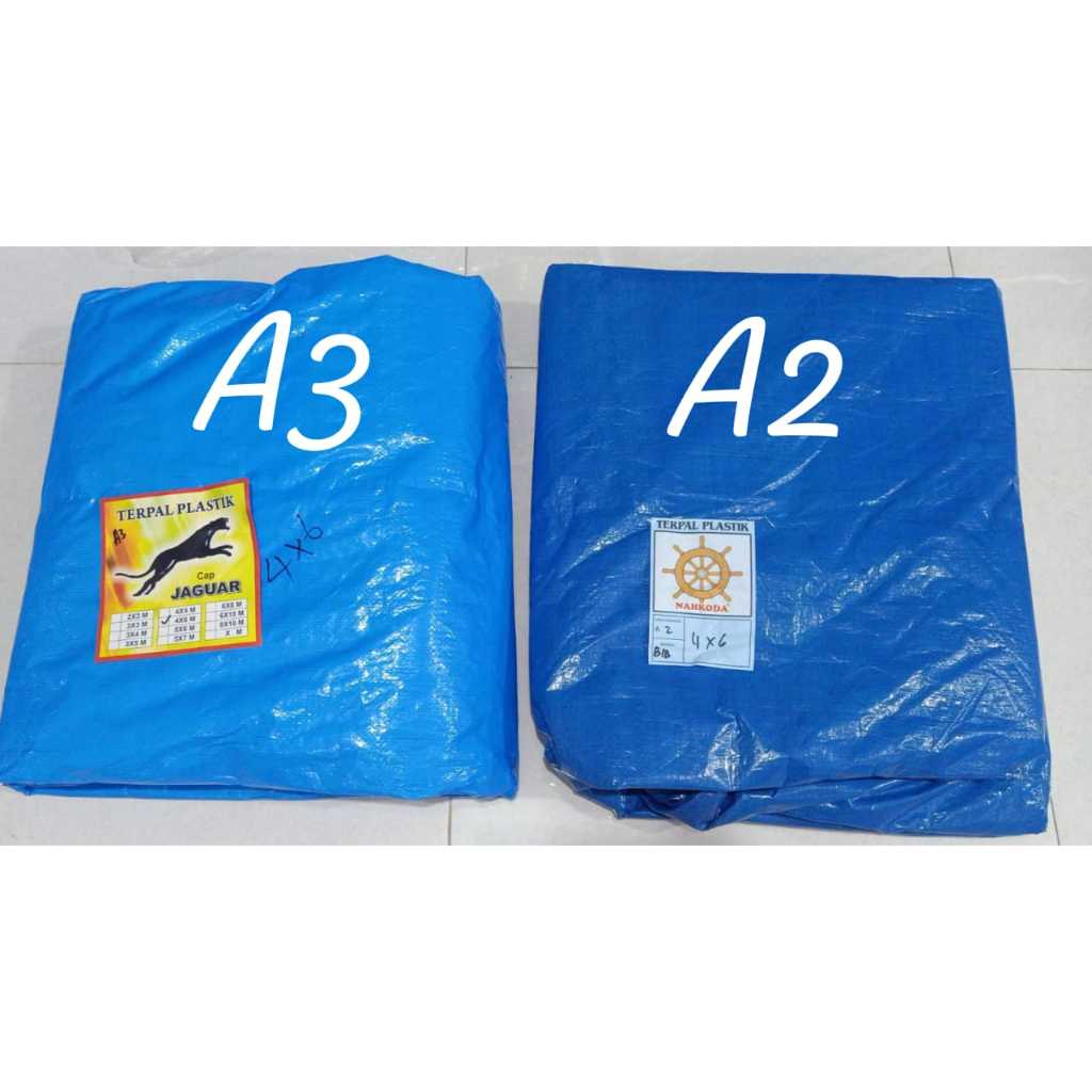 Terpal Plastik Ukuran 2x4 meter / Terpal Serba Guna / Terpal A2,A3 Warna Biru