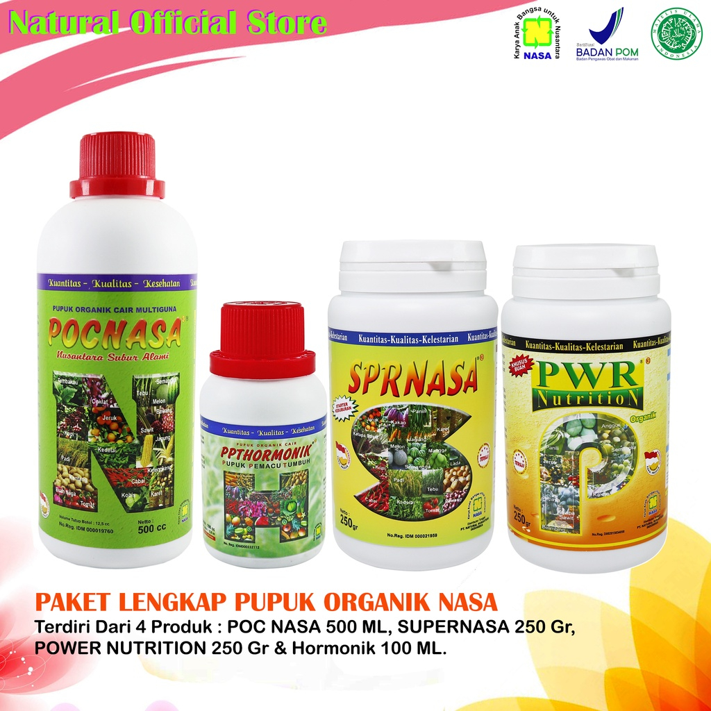 PAKET LENGKAP PUPUK ORGANIK NASA