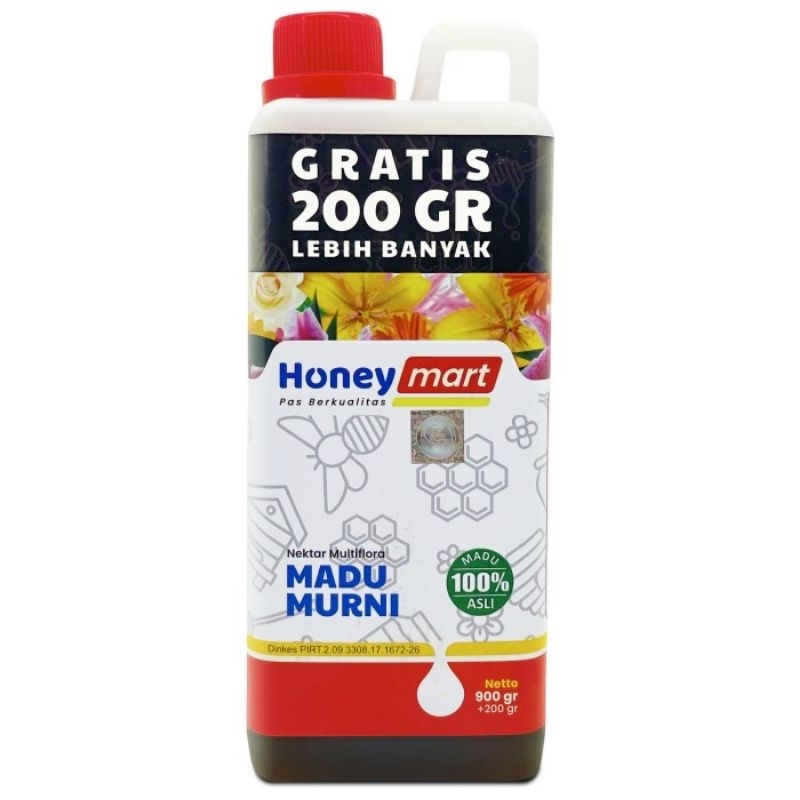 

Madu Multiflora Honeymart 900 gr Extra 200 gr