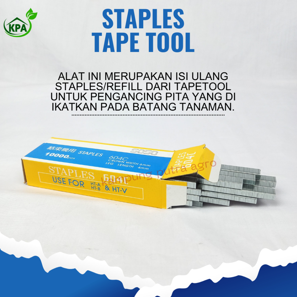 

STAPLES TAPE TOOL - ISI ULANG STAPLES TAPE TOOL