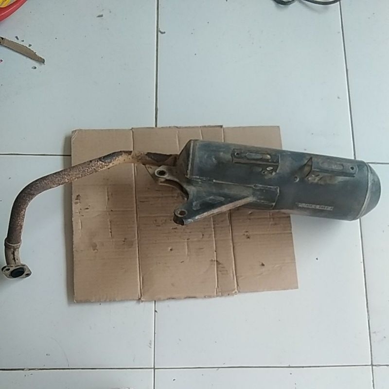 kenalpot setandar beat karbu original cabutan