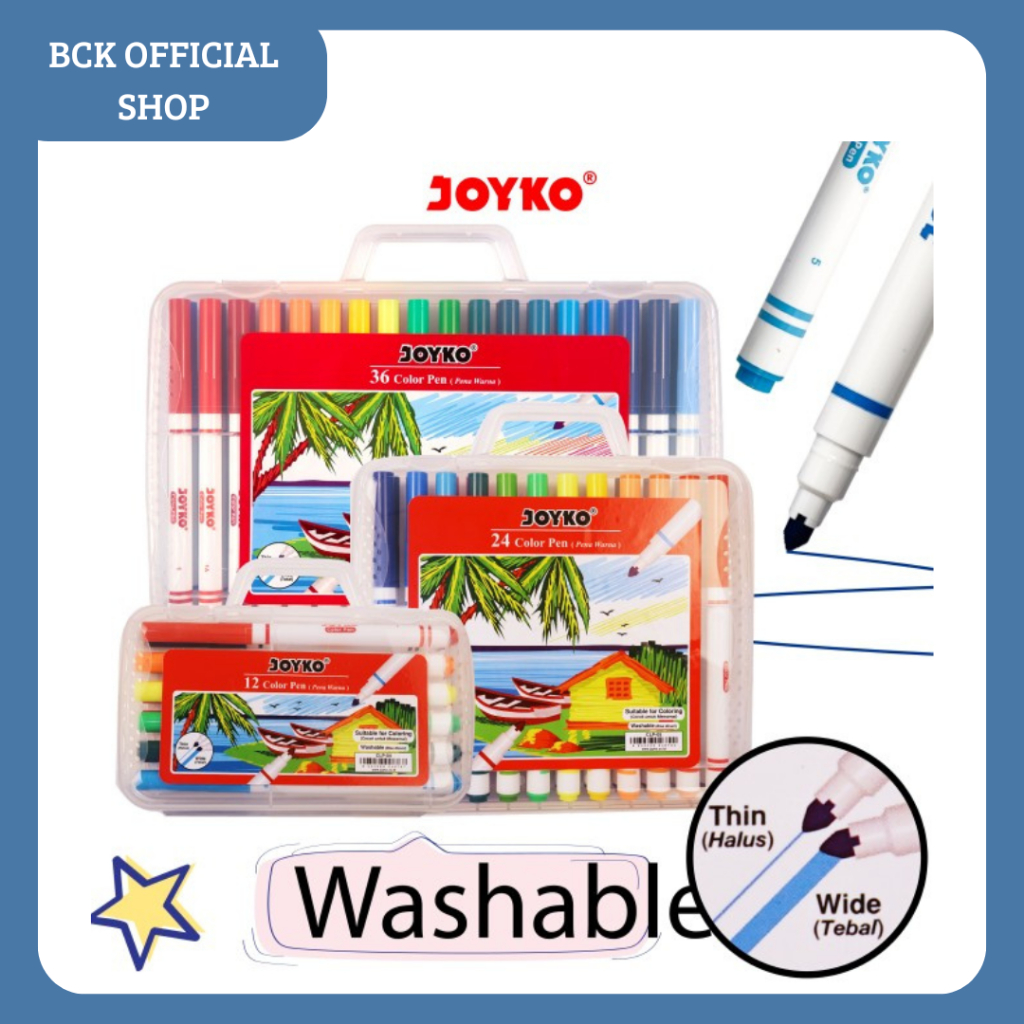 

Spidol Warna / Color Pen Joyko CLP-04 (SET)