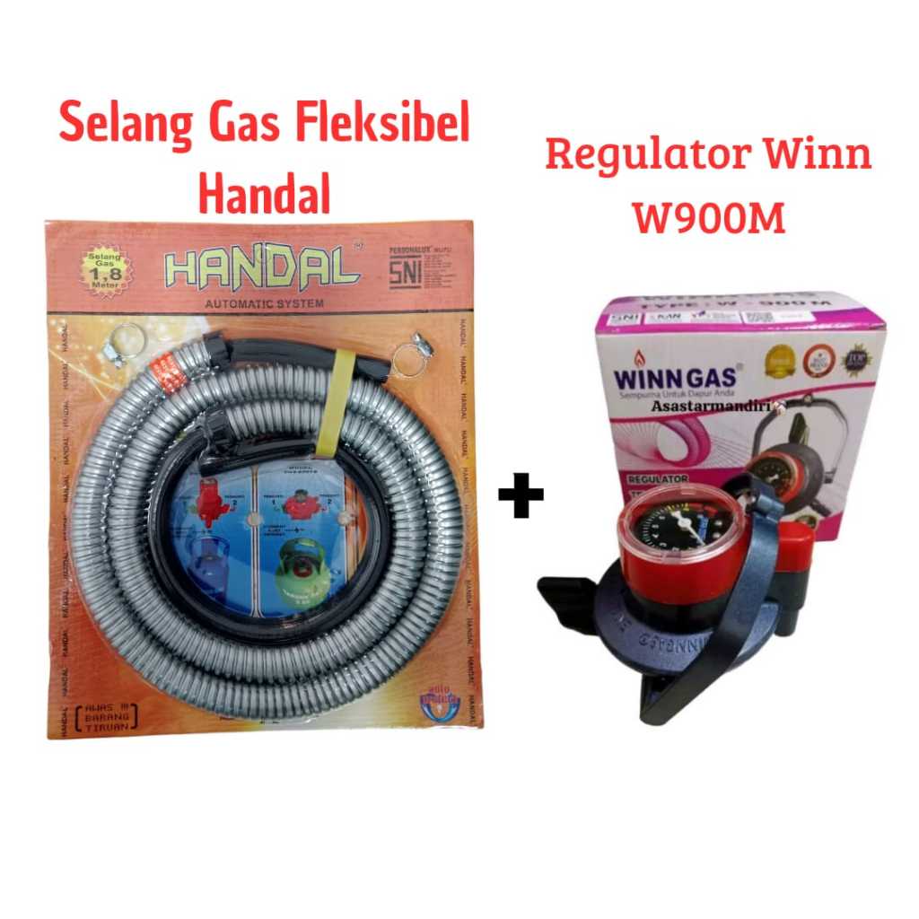 Regulator Gas Anti Bocor Winn Gas W 900 M/Regulator Winn Gas W900M/Regulator Gas Double
