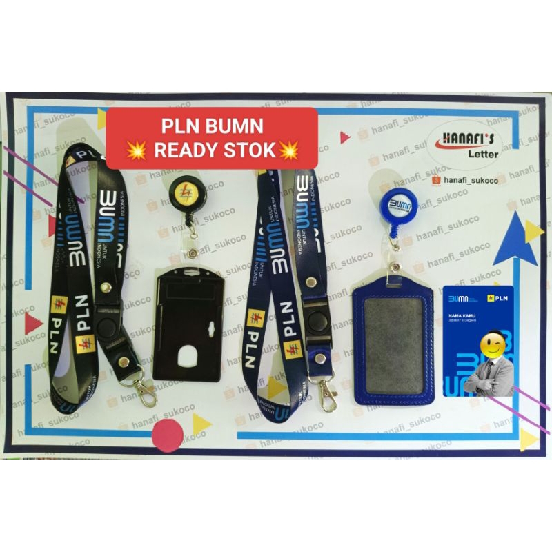 

Tali id card PLN BUMN [READY STOK] Lanyard printing satuan