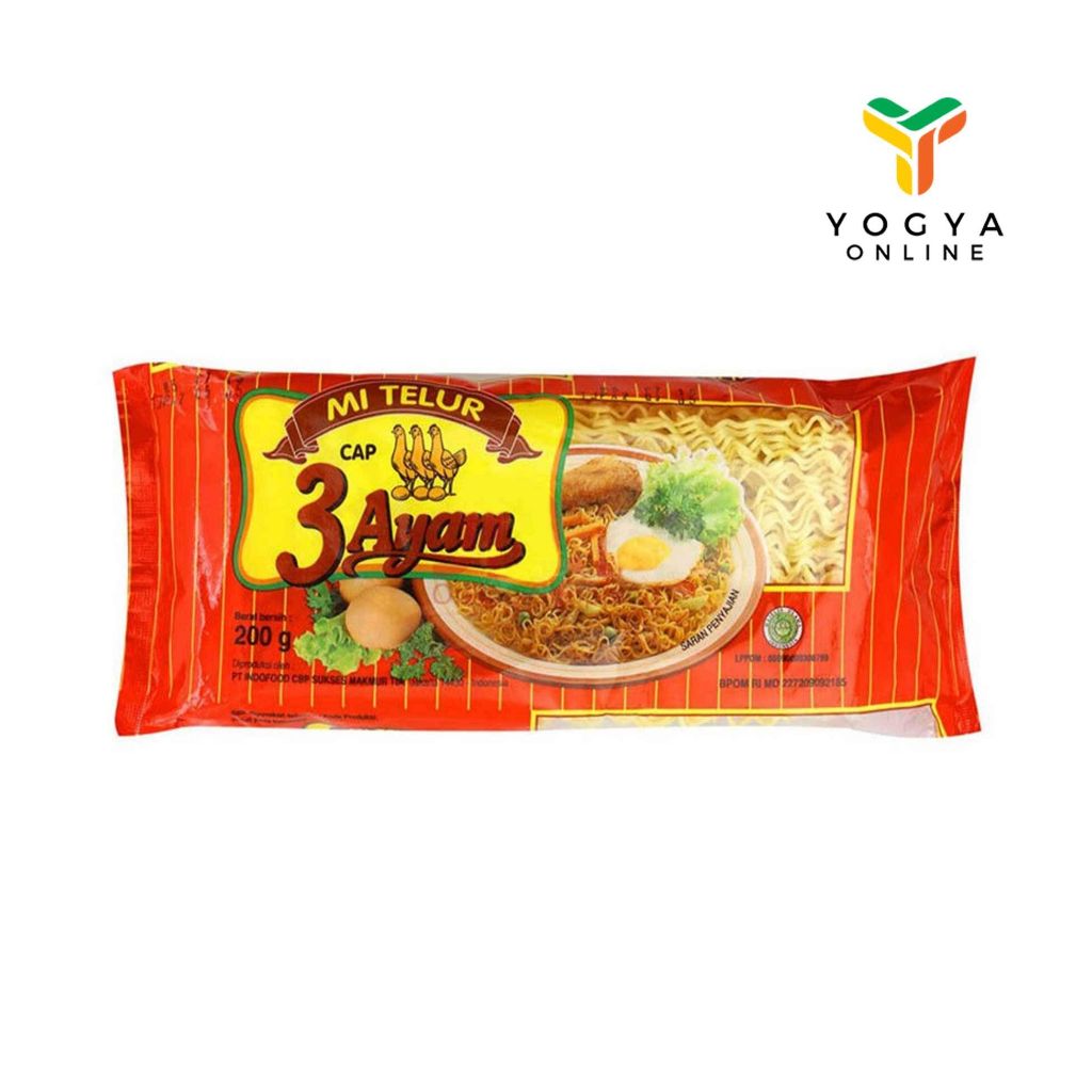 

Cap 3 Ayam Packing Merah 200 Gr