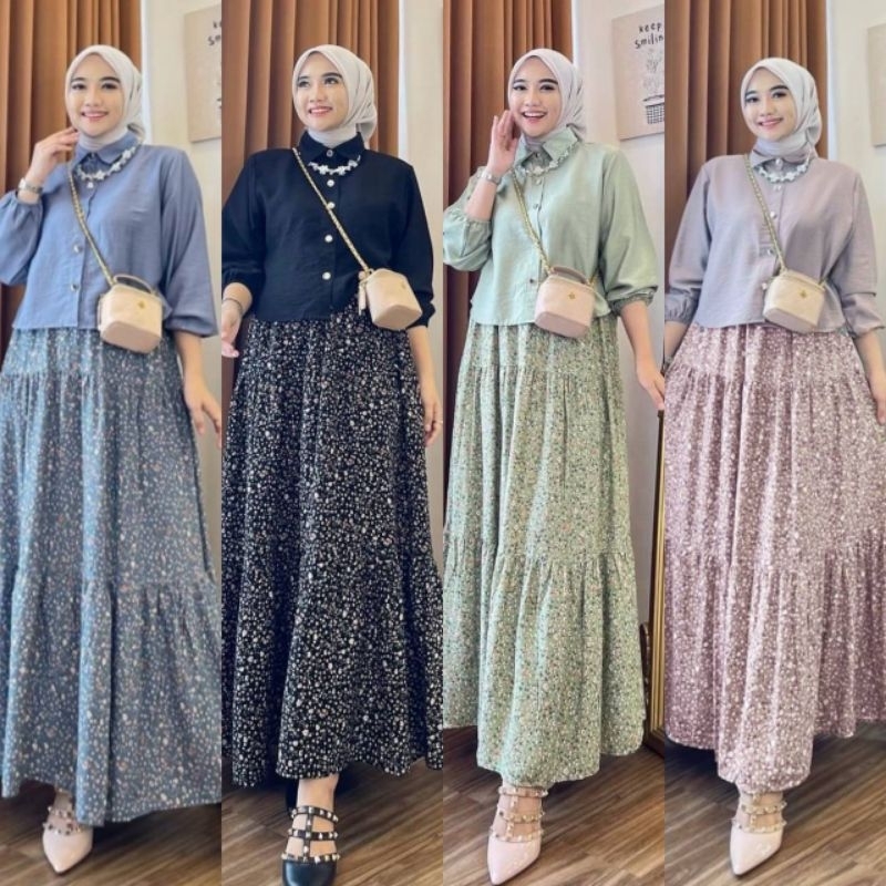 SOFYA Set rok | Baju mahasiswi terkini