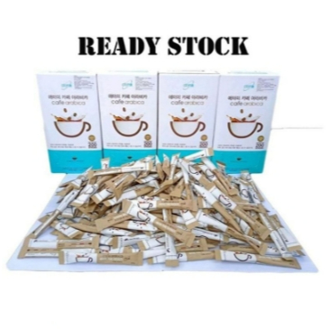 

Arabica Kopi Krimer Less Sugar 3 in 1 Korea 200 Sachet (Aman Asam Lambung )