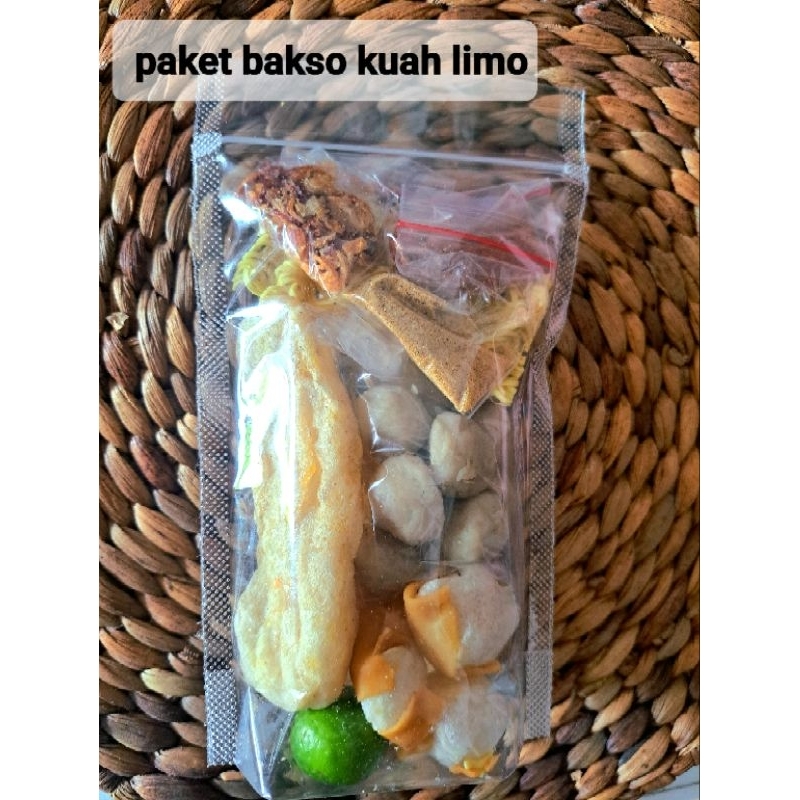 

bakso pentol kuah limo