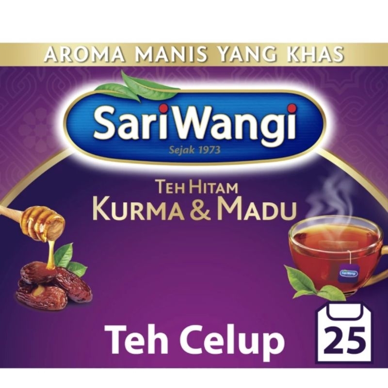 

sariwangi teh hitam kurma&madu 25