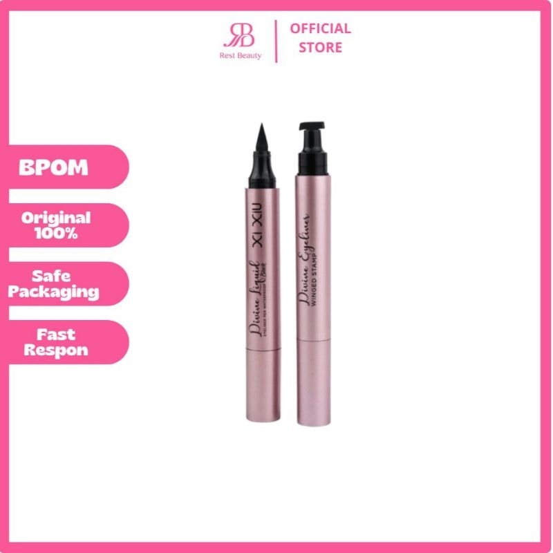 XI XIU - XI XIU Divine Liquid Eyeliner Pen Waterproof Black