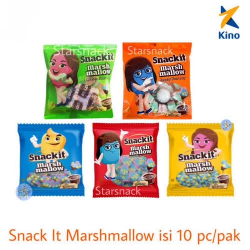 

SNACKIT MARSHMALLOW NETTO 6 GR X 10 PCS