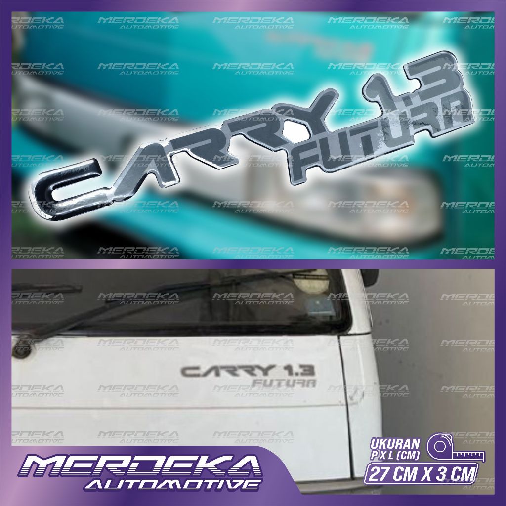 Emblem timbul carry 1.3 suzuki carry futura | emblem logo 1.3 suzuki carry