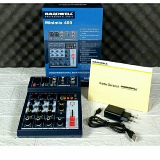 mixer hardwell minimax 400 original 4 channel mixer audio hardwell