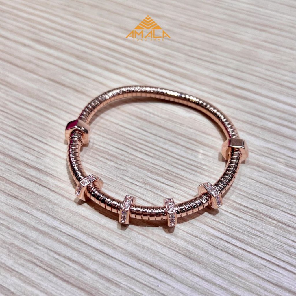 GELANG WANITA EMAS | TUBOBAS 17K - AMALA GOLD [ KING HALIM JEWELLERY ] 11.22GR