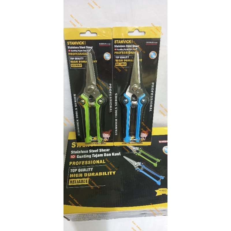 

Gunting serbaguna Stainless STAMVICK / gunting Korea Lurus Baja STAMVICK