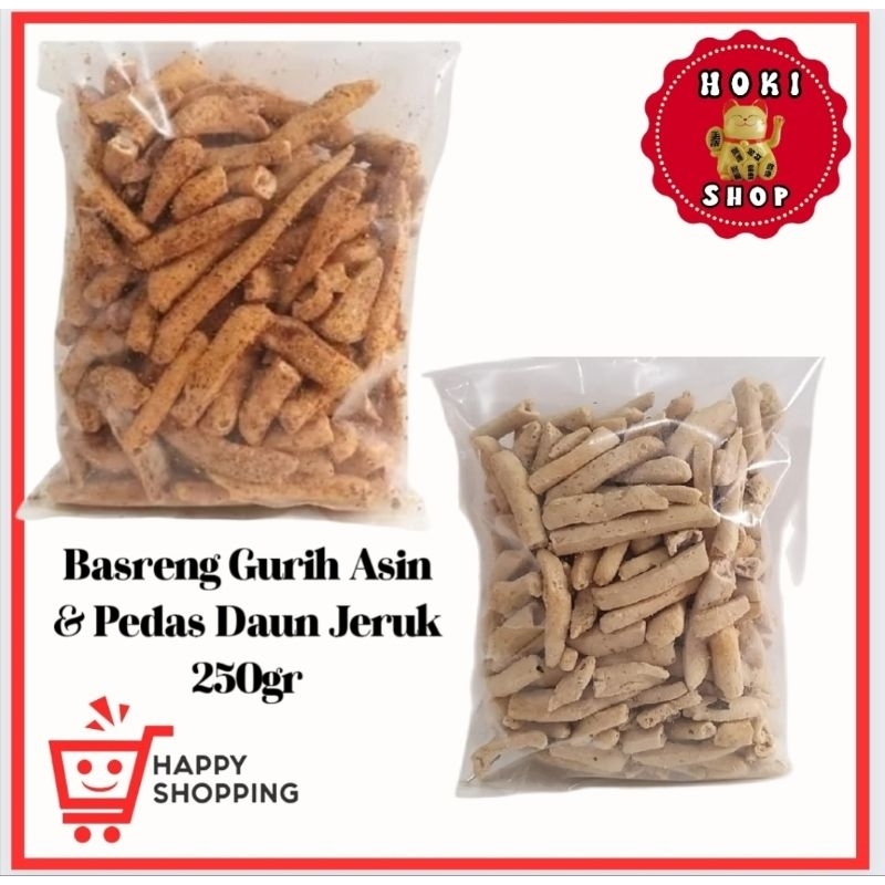 

*HOKI SNACK* Basreng Pedas Daun Jeruk 250gr / Basreng Stik Pedas / Basreng Daun Jeruk