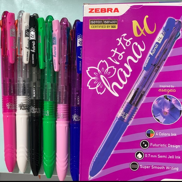 

Ballpoint Zebra Hana Warna