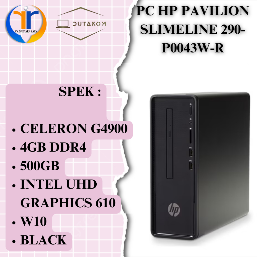 PC HP PAVILION SLIMELINE 290-P0043W-R