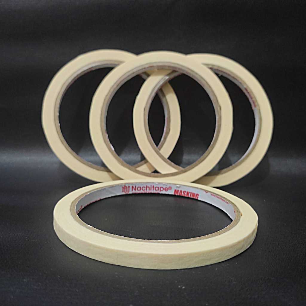 

ISOLASI KERTAS / LAKBAN KERTAS / MASKING TAPE NACHI 0.25 INCHI (6mm)