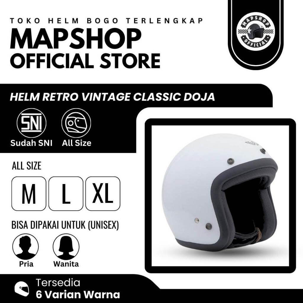 Helm Helem Hlem Retro Vintage Classic Klasik Carglos Cargloss Polos Ghotic Premium Rider Riders Rema