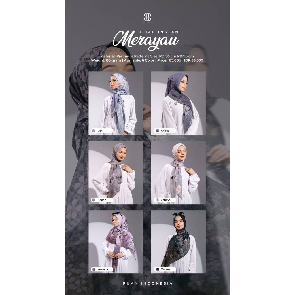Hijab Instan Merayau By Puan