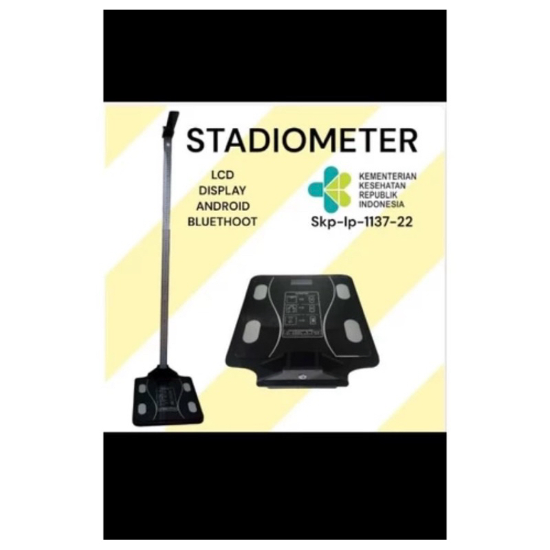 Stadiometer Alat Ukur Tinggi Badan Dengan Timbangan / Stadiometer Porta