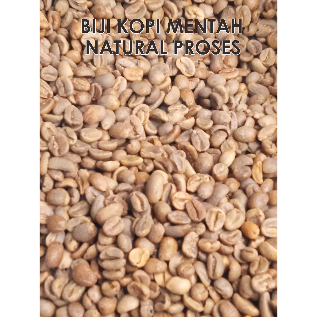 

Biji Kopi Arabika Natural Mentah 500gram -1Kg