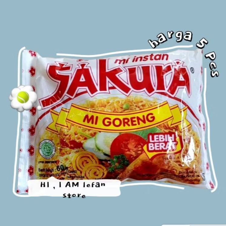 

Mie sakura goreng instan(5pcs)